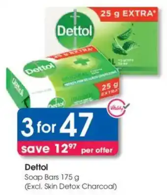 Clicks Dettol Soap Bars offer