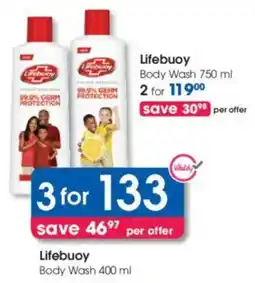 Clicks Lifebuoy Body Wash offer