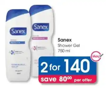 Clicks Sanex Shower Gel offer