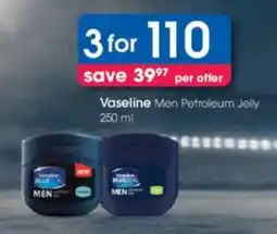 Clicks Vaseline Men Petroleum Jelly offer