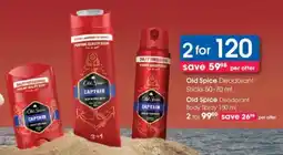 Clicks Old Spice Deodorant Sticks offer