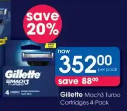 Clicks Gillette Mach3 Turbo Cartridges offer
