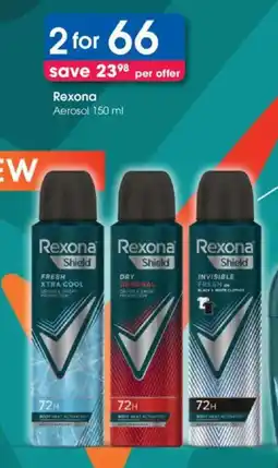 Clicks Rexona Aerosol offer