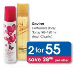 Clicks Revlon Perfumed Body Spray offer