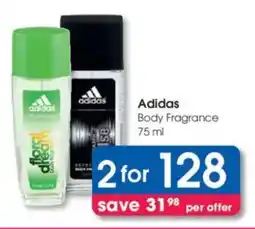 Clicks Adidas Body Fragrance offer
