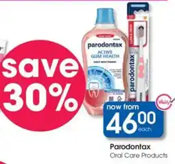 Clicks Parodontax Oral Care Products offer