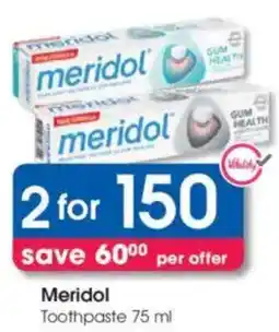 Clicks Meridol Toothpaste offer