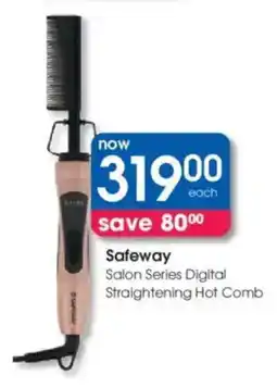 Clicks Salon Series Digital Straightening Hot Comb offer