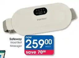 Clicks Safeway Waist Belt Massager offer
