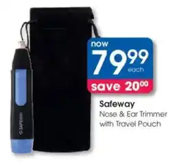 Clicks Safeway Nose & Ear Trimmer with Travel Pouch offer