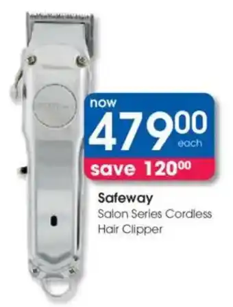 Clicks Safeway Salon Series Cordless Hair Clipper offer