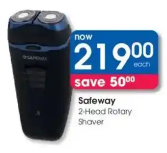 Clicks Safeway 2-Head Rotary Shaver offer