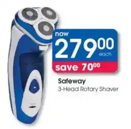 Clicks Safeway 3-Head Rotary Shaver offer