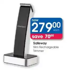 Clicks Safeway Slim Rechargeable Trimmer offer