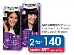 Clicks Schwarzkopf Palette Intensive Color Creme Hair Colour Products offer