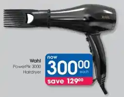 Clicks Wahl PowerPik 3000 Hairdryer offer