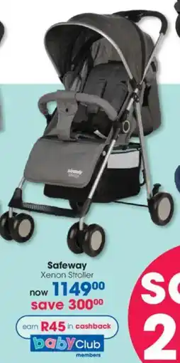 Clicks Safeway Xenon Stroller offer