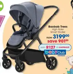 Clicks Baobab Trees High Rider Smart Stroller offer
