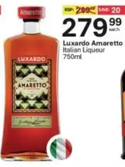 Liquor City Luxardo Amaretto Italian Liqueur offer