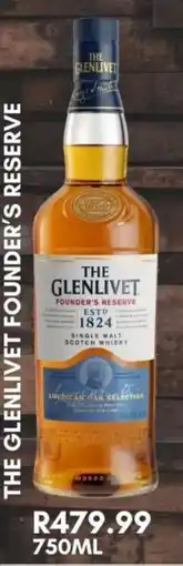 Prestons The glenlivet founder's reserve offer