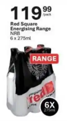 Liquor City Red Square Energising Range NRB offer