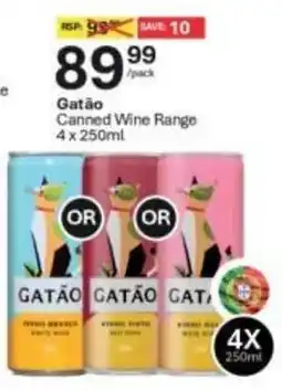 Liquor City Gatao Canned Wine Range offer