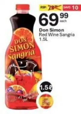 Liquor City Don Simon Red Wine Sangria offer
