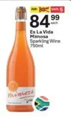 Liquor City Es La Vida Mimosa Sparkling Wine offer