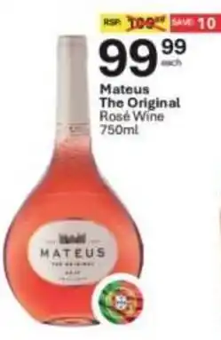 Liquor City Mateus The Original Rosé Wine offer
