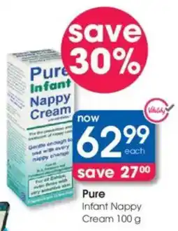 Clicks Pure Infant Nappy Cream offer