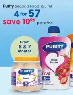 Clicks Purity Second Food offer