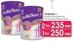Clicks Pediasure 3+ Nutritional Supplement for Growing Children offer