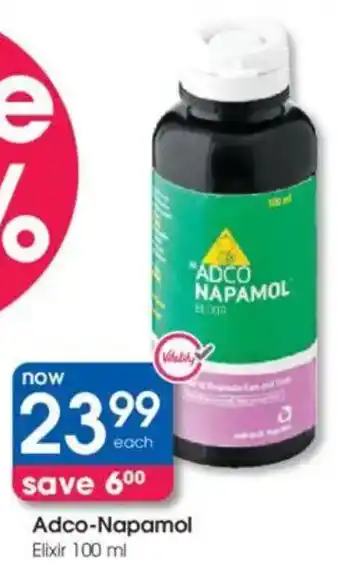 Clicks Adco-Napamol Elixir offer
