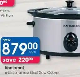Clicks Kambrook Stainless Steel Slow Cooker offer