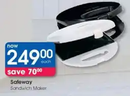 Clicks Safeway Sandwich Maker offer