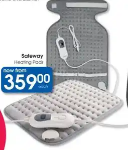 Clicks Safeway Heating Pads offer
