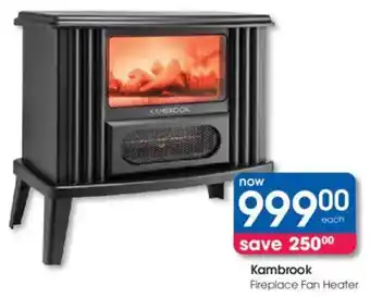 Clicks Kambrook Fireplace Fan Heater offer