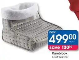 Clicks Kambrook Foot Warmer offer