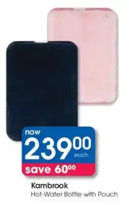 Clicks Kambrook Hot-Water Bottle with Pouch offer