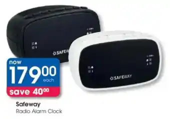 Clicks Safeway Radio Alarm Clock offer
