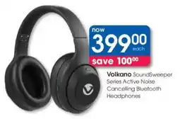 Clicks Volkano SoundSweeper Series Active Noise Cancelling Bluetooth Headphones offer