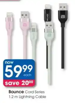 Clicks Bounce Cord Series Lightning Cable offer
