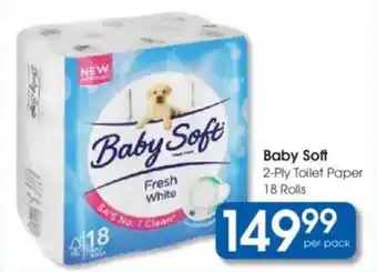 Clicks Baby Soft 2-Ply Toilet Paper offer