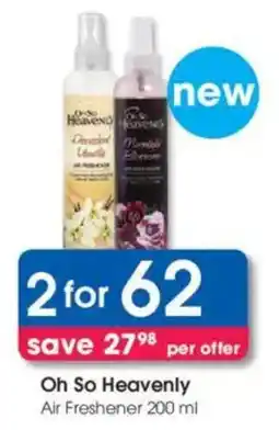 Clicks Oh So Heavenly Air Freshener offer
