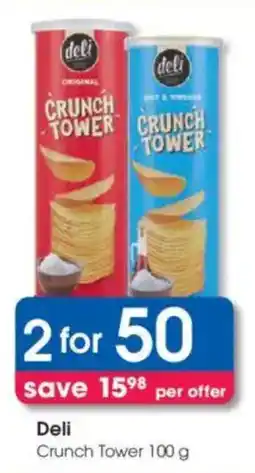 Clicks Deli Crunch Tower offer