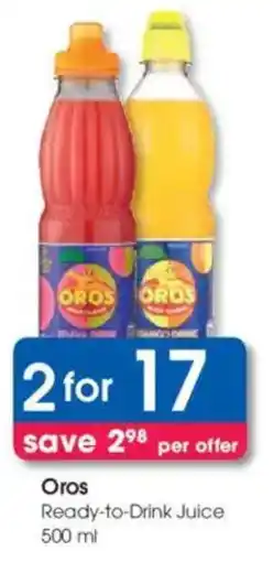 Clicks Oros Ready-to-Drink Juice offer