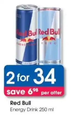 Clicks Red Bull Energy Drink offer