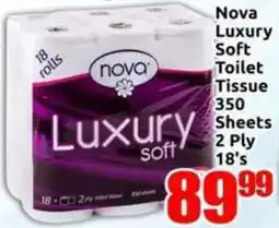 Three Star Cash and Carry Nova Luxury Soft Toilet Tissue offer
