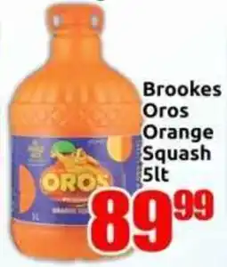 Three Star Cash and Carry Brookes Oros Orange Squash offer