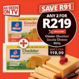 Checkers Clover Cheddar/ Gouda Cheese offer